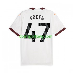 Koszulka Manchester City Phil Foden 47 Wyjazdowe Koszulki Piłkarskie 2023-2024 Krótki Rękaw